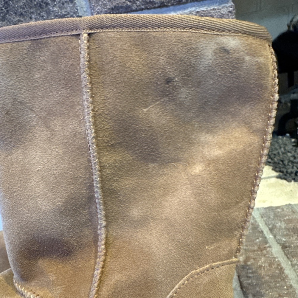 UGG Classic Short New Heights Chestnut Platform Boots Women's Sz 10 #616 - Picture 5 of 16